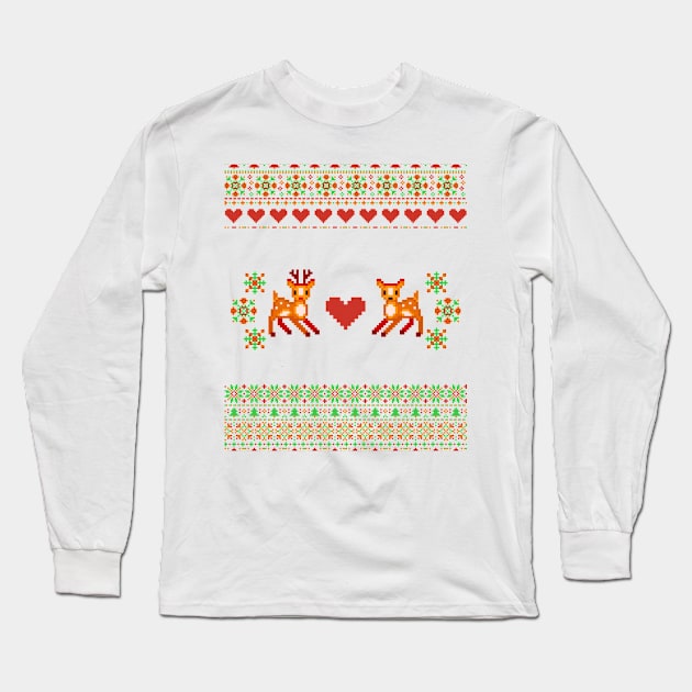 Rudolph And Clarice Long Sleeve T-Shirt by RobinBobbinStore